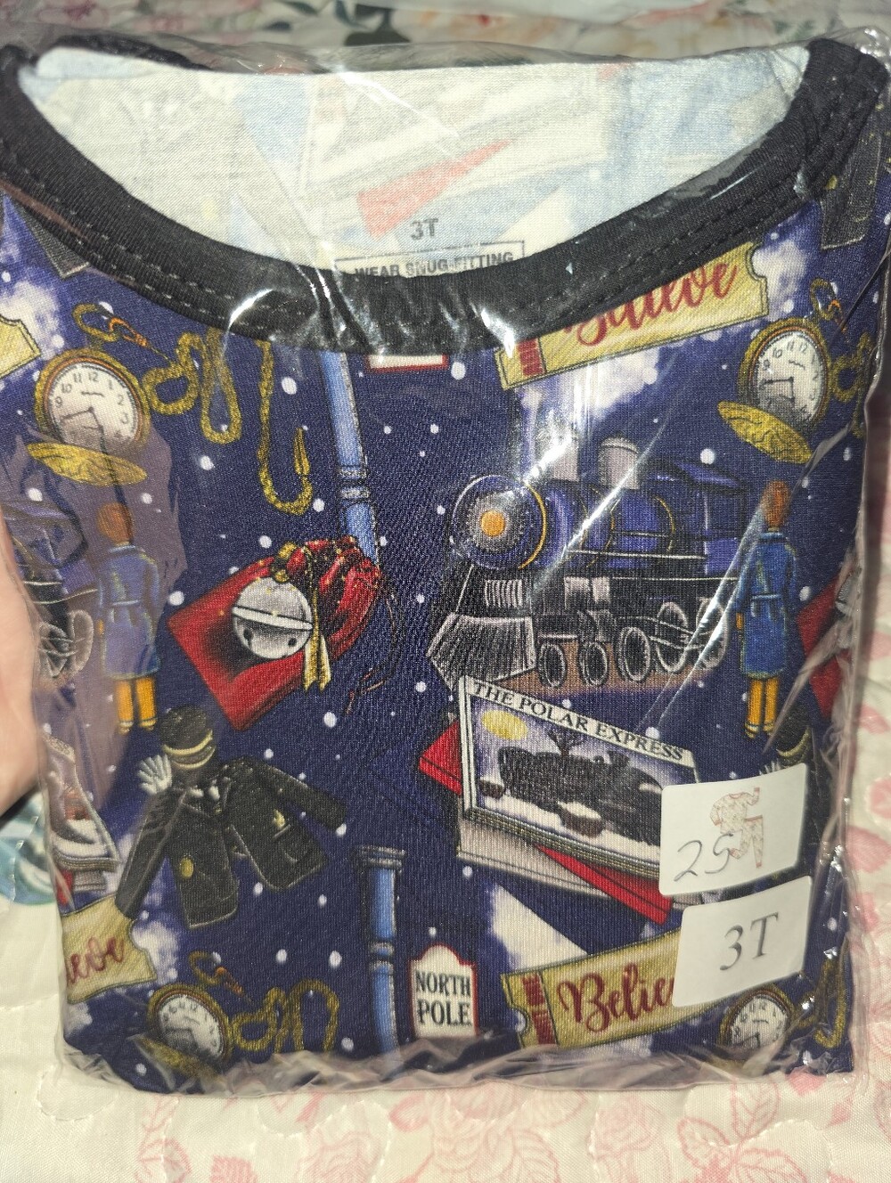 Polar Express Bamboo Pjs